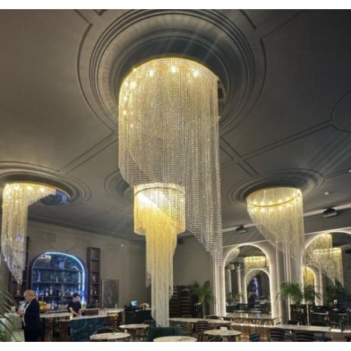 Люстры под заказ в ресторан