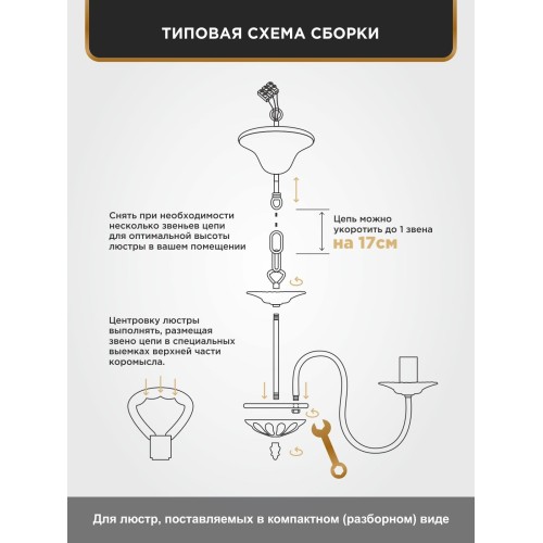 Люстра с хрусталем подвесная с цветами 5 ламп S1132-5