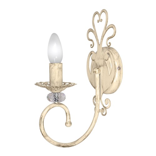 Бра хрусталь бежевая с золотом настенные свечи S3126-1