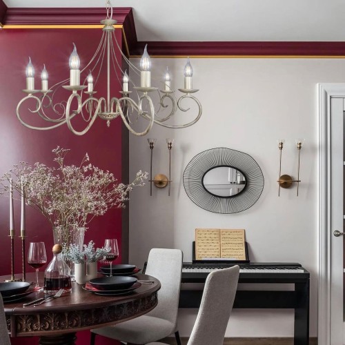 Люстра подвесная большая в зал S1252-8