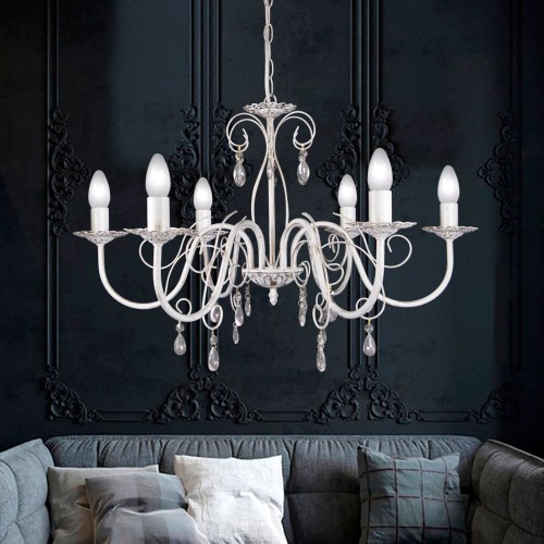 Люстра большая подвесная 6 ламп S1073-6