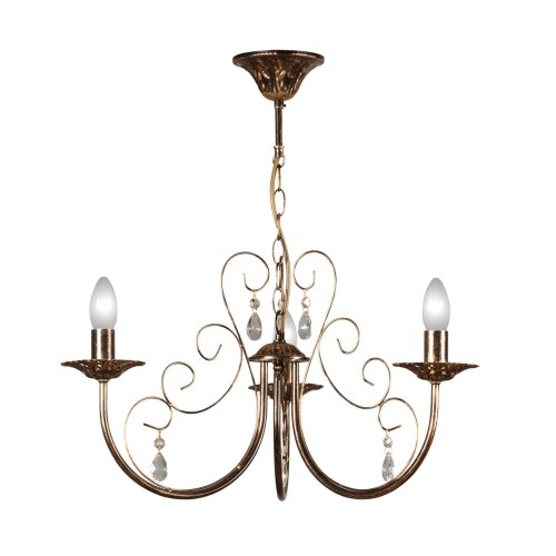 Люстра с хрусталем подвесная 3 лампы S1012-3