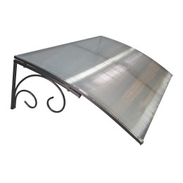 Козырёк над дверью Петрасвет S4002 Черный усиленный