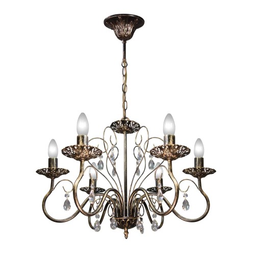 Люстра подвесная с хрусталем 6 ламп S8006-6