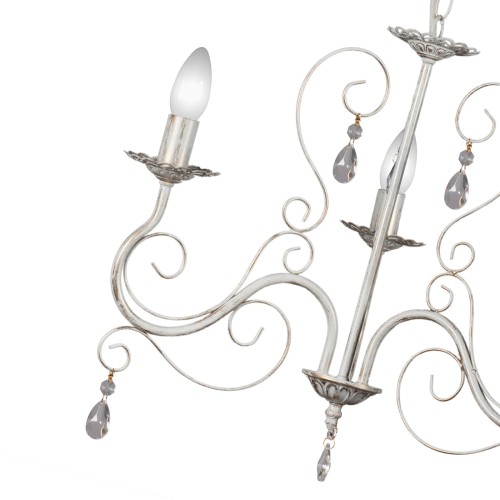 Люстра с хрусталем подвесная 3 лампы S1021-3