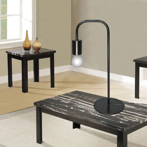 Настольная лампа черная лофт S5082-1