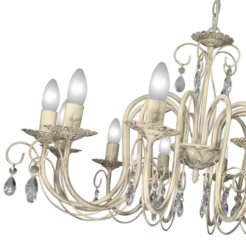 Люстра с хрусталем подвесная большая S1253-12