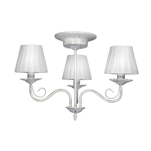 Люстра классика потолочная 3 лампы с абажурами S1171-3