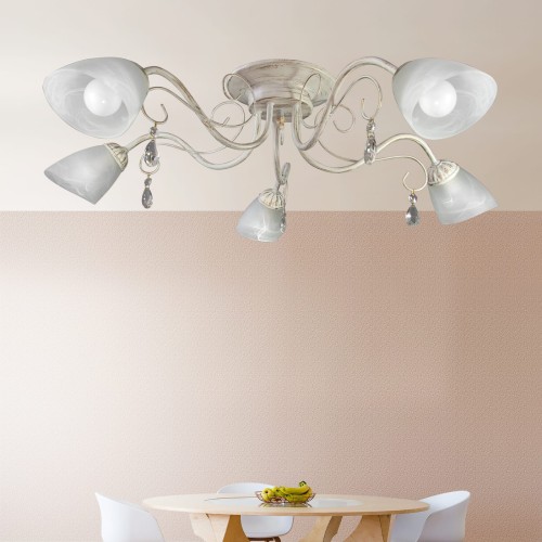 Люстра потолочная 5 плафонов S2111-5