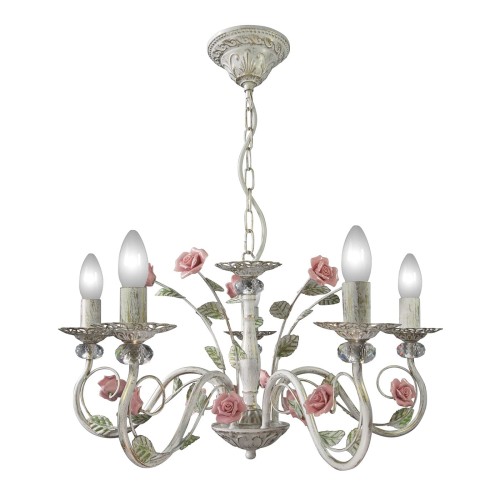 Люстра подвесная с цветами интерьерная S1132-8