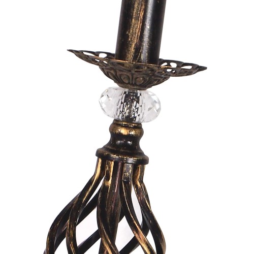 Настольная лампа дизайнерская большая с хрусталем S5090-1