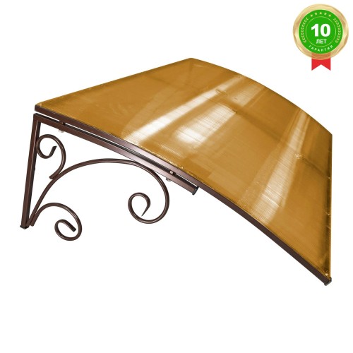 Козырёк над входной дверью S4003 Коричневый