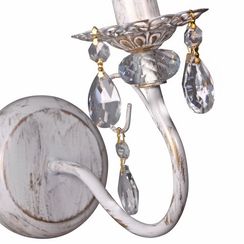 Бра настенныес хрустальными подвесками и вставками S1133-1