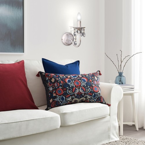 Бра настенныес хрустальными подвесками и вставками S1133-1