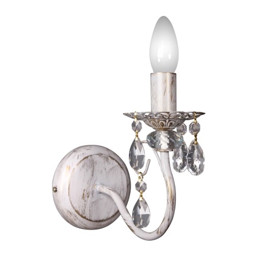 Бра настенныес хрустальными подвесками и вставками S1133-1