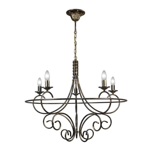 Люстра большая подвесная 5 ламп дизайнерская S3127-5