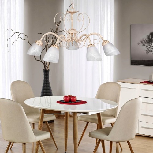 Люстра подвесная 5 плафонов S2202-5