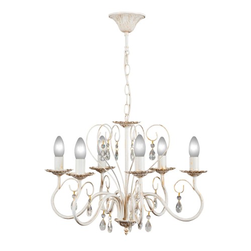 Люстра подвесная с хрусталем 6 ламп S1026-6