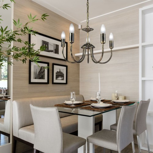 Люстра подвесная 5 современная интерьерная S1213-5