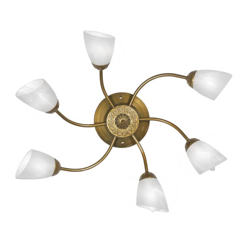 Люстра потолочная 6 плафонов S8035-6