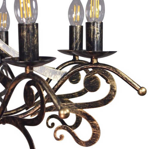 Люстра большая подвесная 8 ламп дизайнерская S3149-8