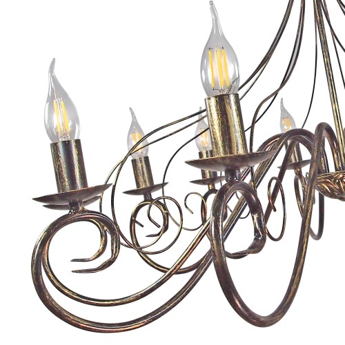 Люстра подвесная большая S1236-12