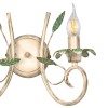 Бра с листочками 2 лампы класическая флористика S1287-2