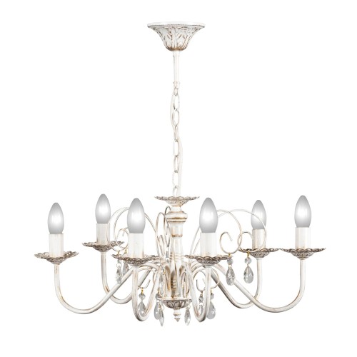 Люстра подвесная с хрусталем 6 ламп S1018-6