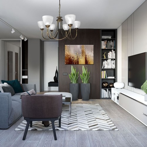 Люстра подвесная 6 плафонов S2478-6