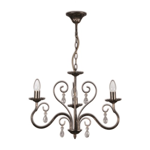 Люстра с хрусталем подвесная 3 лампы S1031-3