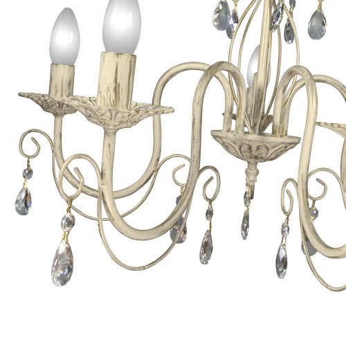 Люстра с хрусталем подвесная 5 ламп S1253-5