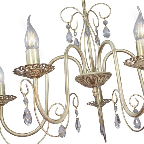 Люстра с хрусталем подвесная 5 ламп S1253-5