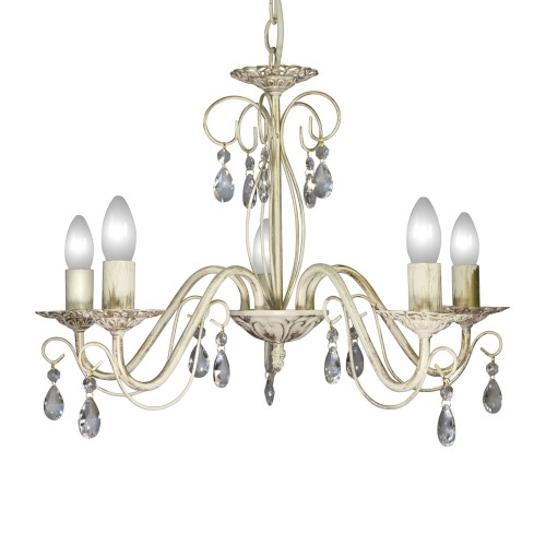 Люстра с хрусталем подвесная 5 ламп S8068-5