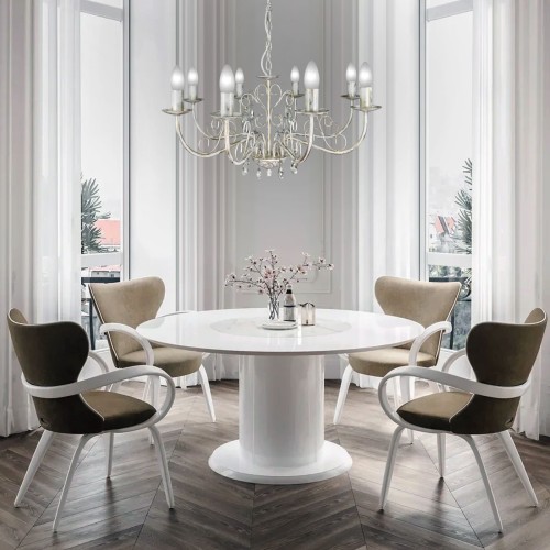 Люстра большая подвесная 8 ламп S1223-8