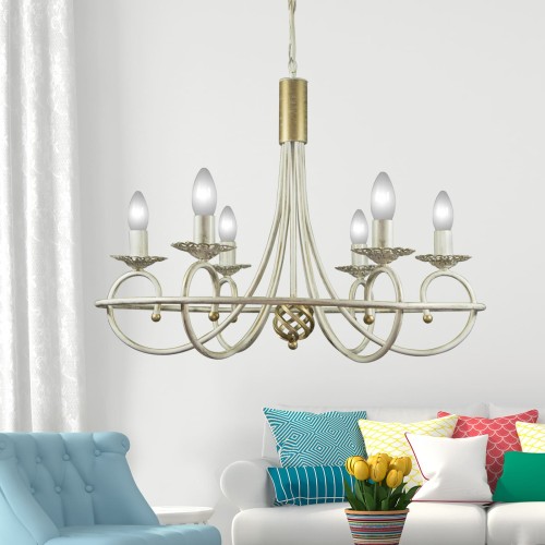 Люстра большая подвесная 6 ламп S3013-6