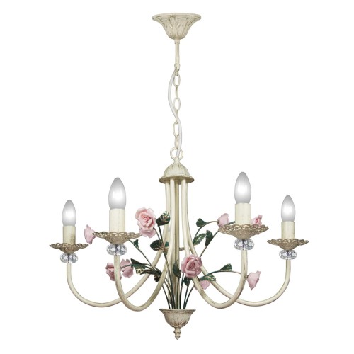 Люстра подвесная с цветами 5 ламп S1102-5