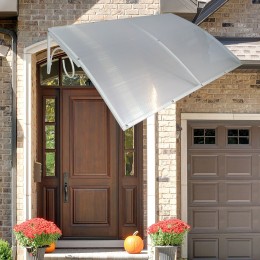 Козырёк над дверью Петрасвет S4026 Белый усиленный
