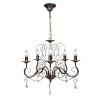 Люстра подвесная с хрусталем 5 ламп S1093-5