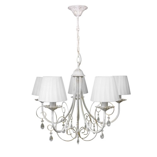 Люстра подвесная 5 ламп с абажурами S1080-5