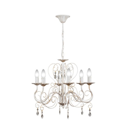 Люстра подвесная с хрусталем 6 ламп S1021-6