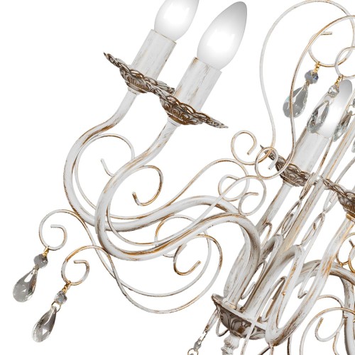 Люстра подвесная с хрусталем 6 ламп S1021-6