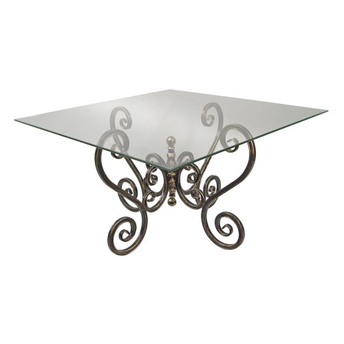 Стол дизайнерский в классика с литыми элементами S4014