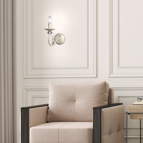 Бра настенныес хрустальными подвесками и вставками S1140-1