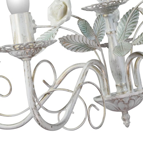 Люстра большая подвесная с цветами интерьерная S1222-5