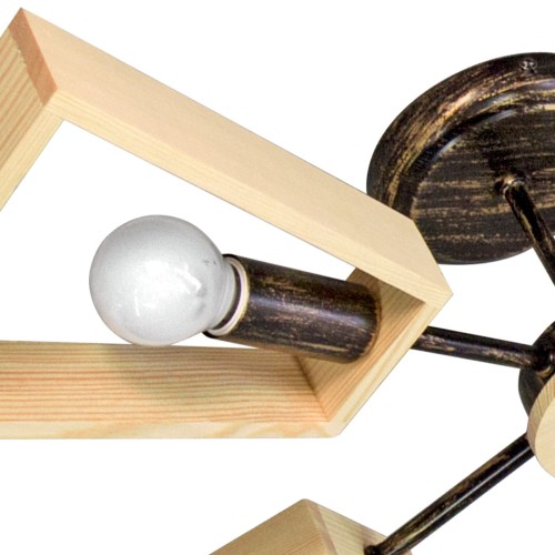 Люстра потолочная 5 ламп лофт S2311-5