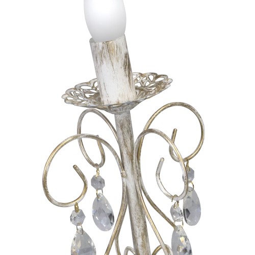 Настольная лампа интерьерная с хрустальем S5084-1