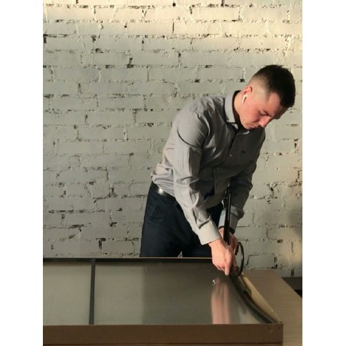 Козырёк над входной дверью металлический S4002 Черный