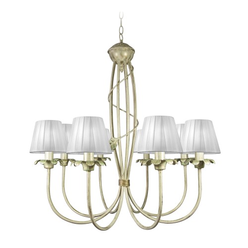 Люстра подвесная 8 ламп с абажурами S1130-8