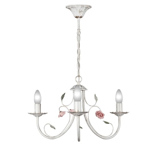 Люстра подвесная с цветами 3 лампы S8000-3
