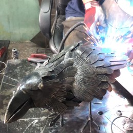 Ворон из металла Петрасвет S4031